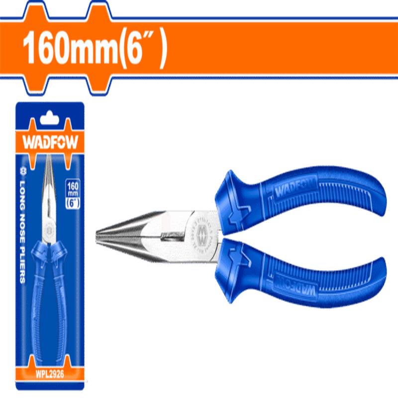 WPL2926 (Wadfow Long nose pliers 6  plastic  C60)
