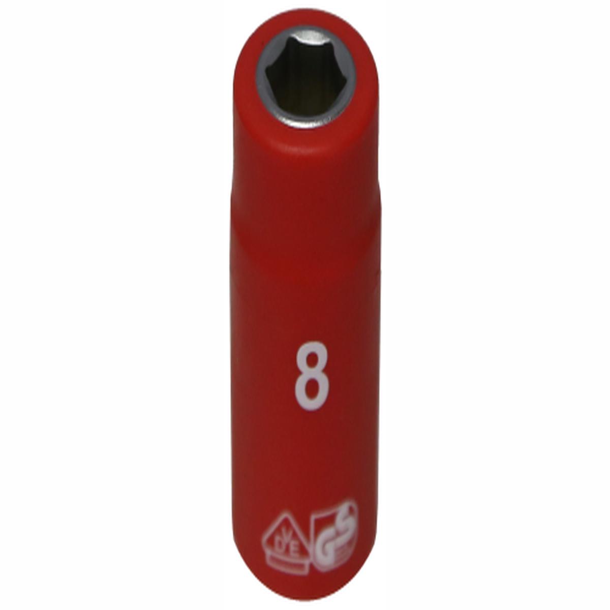 1/4  Drive VDE Insulated Socket 8mm 6 Piece Set