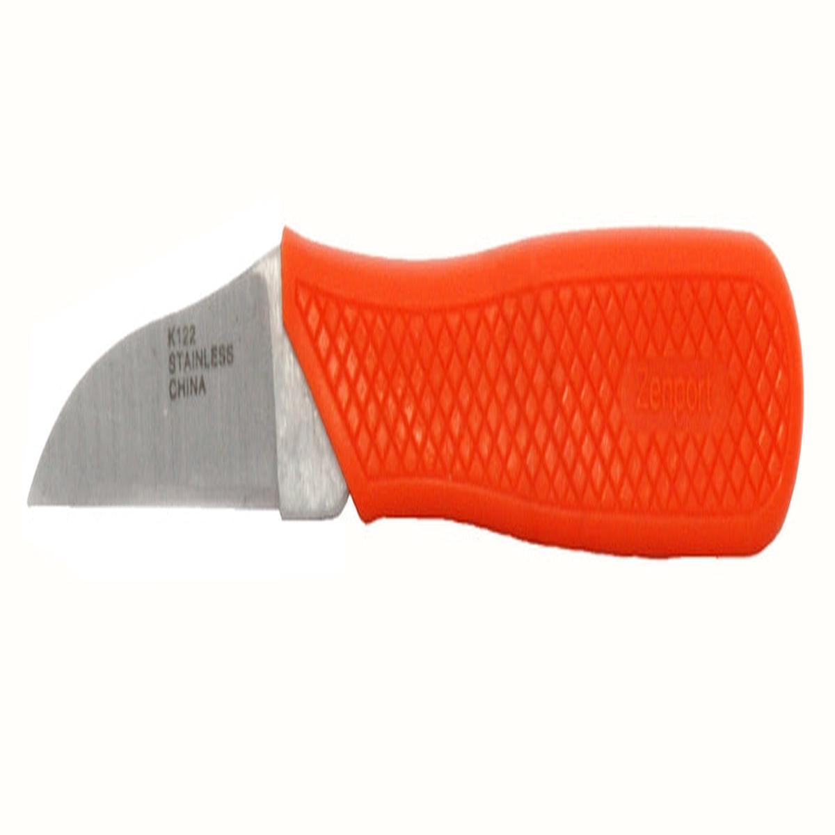 2 Blade Fruit/Tomato Knife w/orange plastic handle