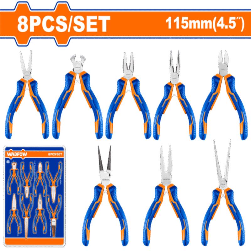 WPS1618 (Wadfow 8 Pcs Mini pliers set 4.5  P5C20)