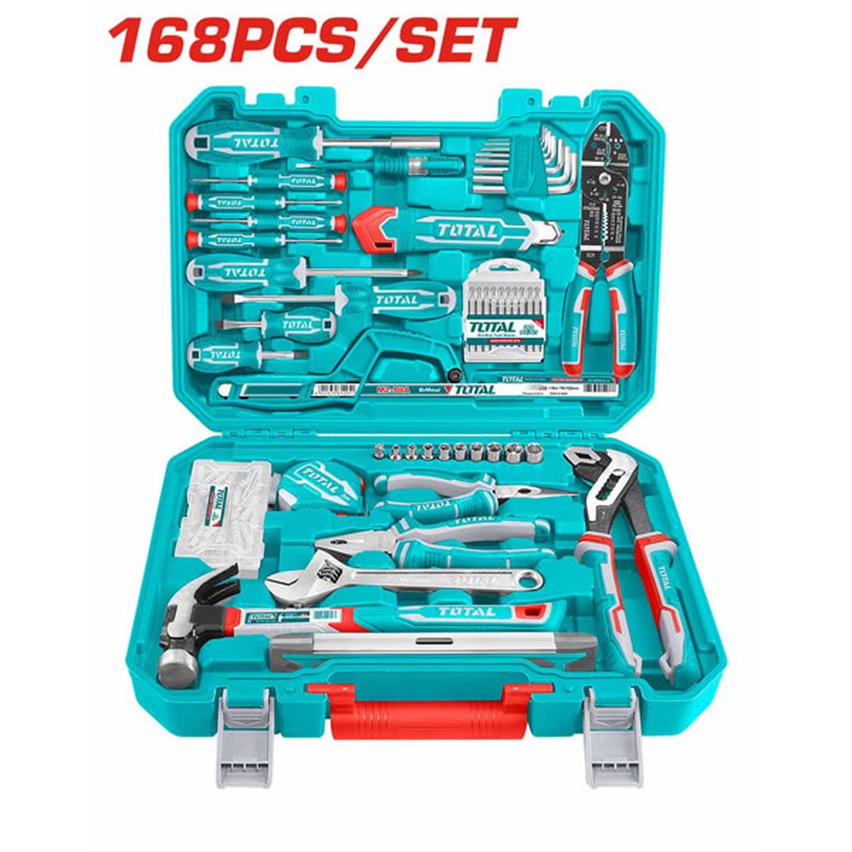 168 Pcs Hand Tools Set Total THKTHP21686
