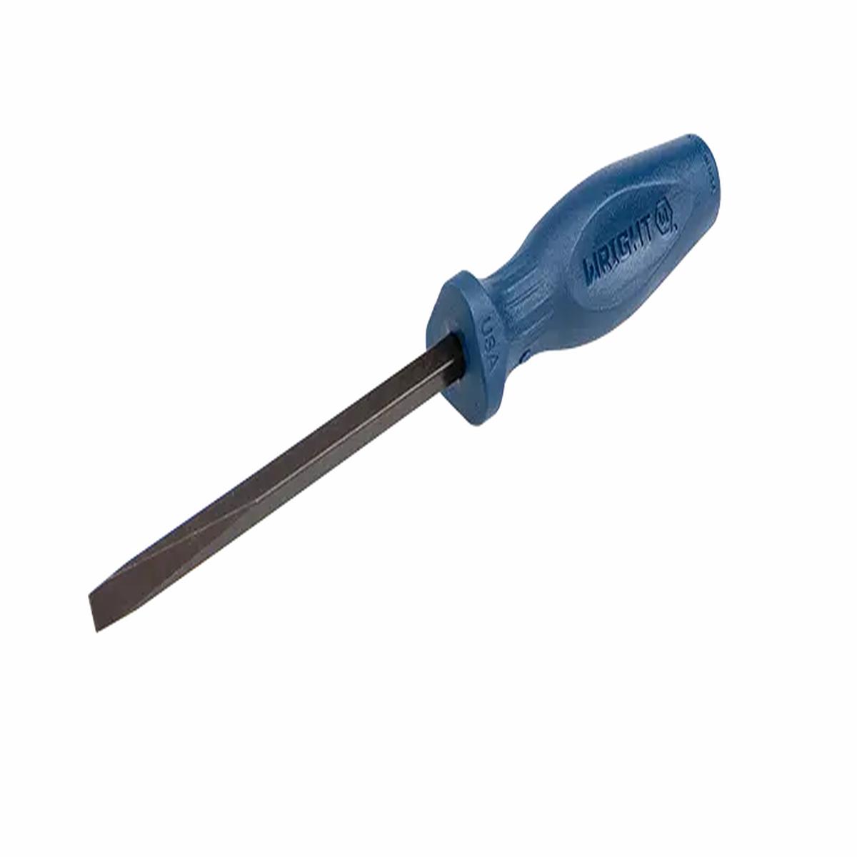 Wright Tool 3/8 in Large Ergonomic Handle Square Shank Slotted Screwdriver, Blade Length 10 in - WT 9136 Screwdriver
