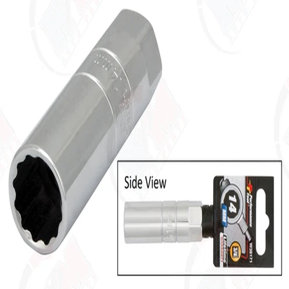 14mm 12-point Spark Plug Socket 3/8" Drive - W38171