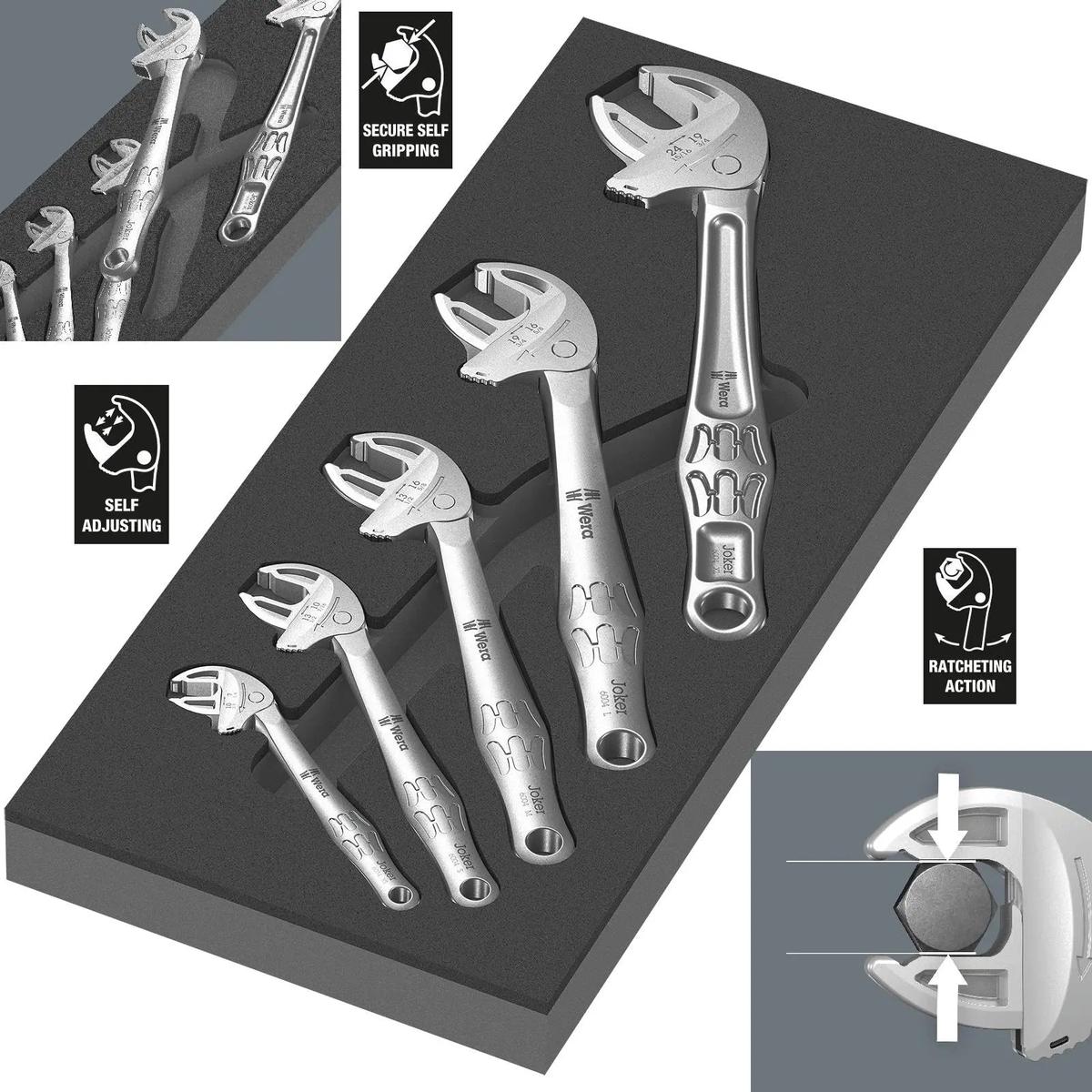 Wera Foam Insert 6004 Joker Set 1 9732 5 Pieces