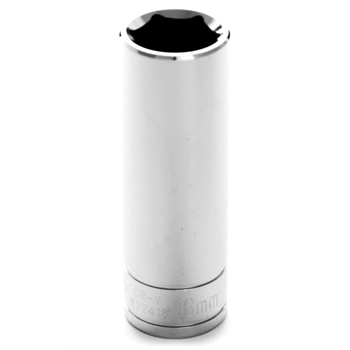 Wilmar Corp. / Performance Tool W32418 1/2" Drive 6 Pt Deep Socket 18Mm