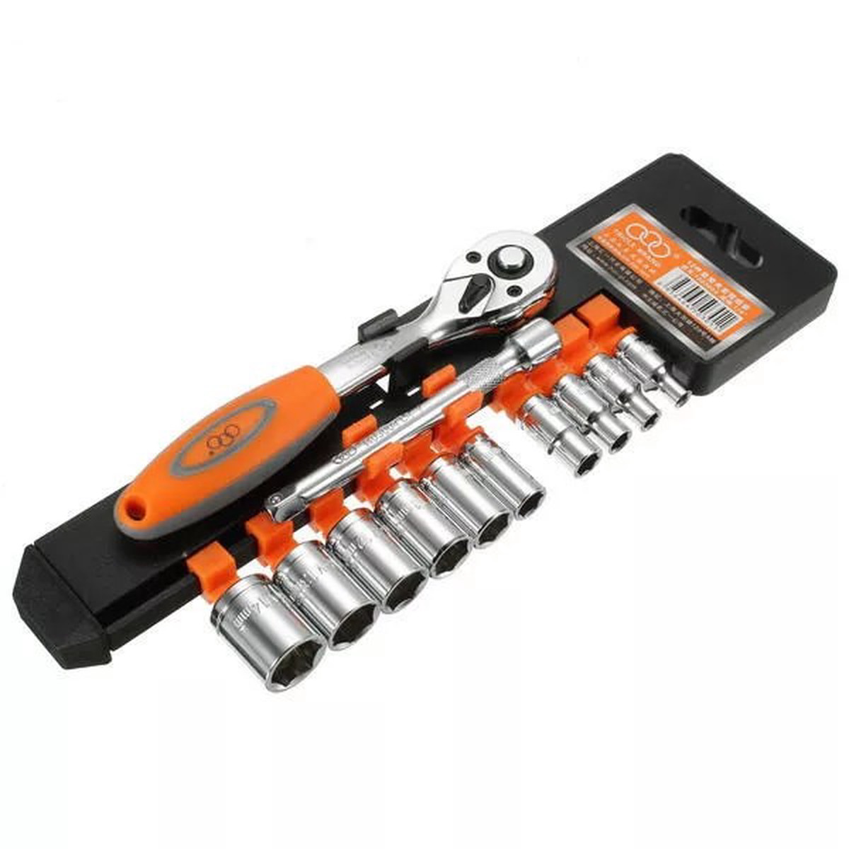 12-Piece Metric Socket Repair Tool Kit with Ratchet Wrench