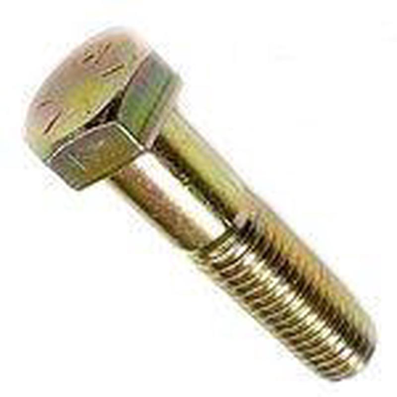 [10 PKG] Hex Head Cap Screws Grade 8 Steel Zinc Yellow Bake Fine Thread (UNS) (USA Made) 1-14 x 4