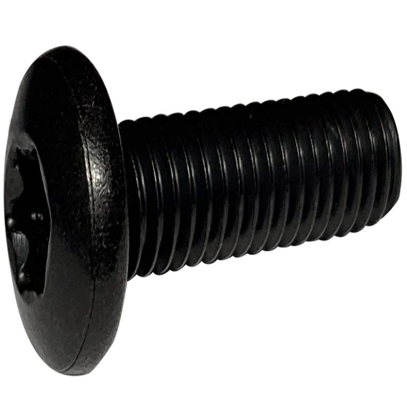 [10000 BULK] Machine Screws Pan Steel Black Zinc Torx Alt 8/32 X 1/2