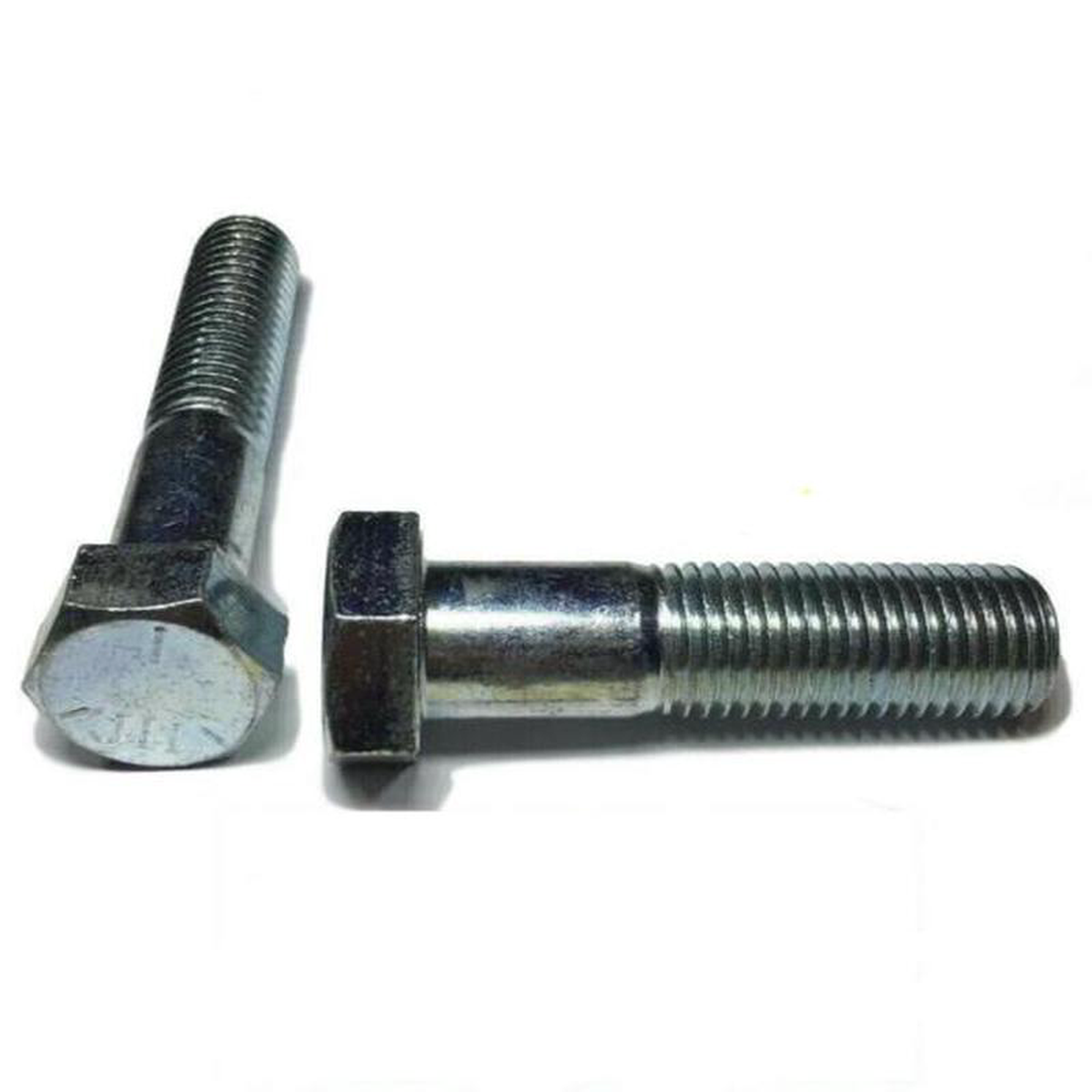 (Qty 25) 5168221-18 x 2 128221 Hex Bolt Zinc Plated Grade 5 Cap Screw Partial Thread
