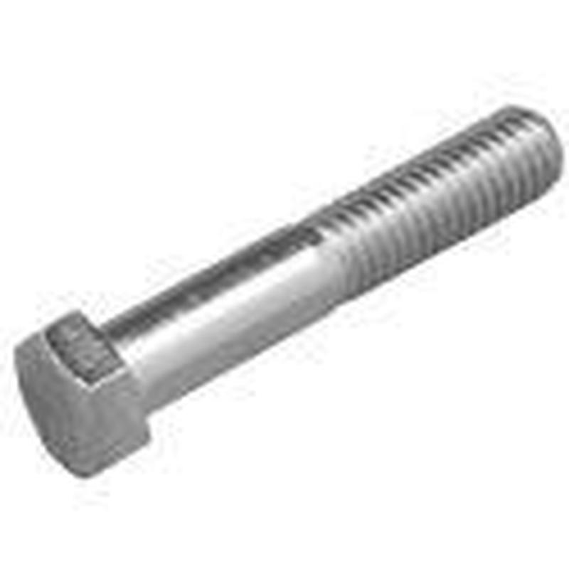 [10 PKG] Hex Head Cap Screws Grade 5 Steel Zinc Plated 1-8 X 7-1/2