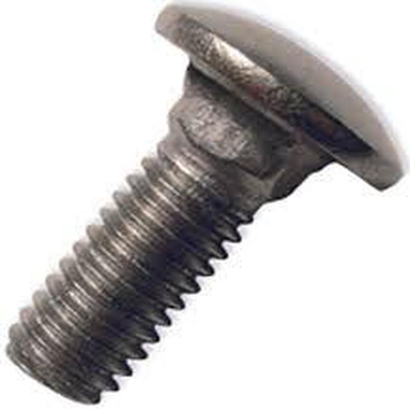 [1 PC] A307 Grade A Steel Hot Dipped Galvanized Coarse Carriage Bolts 3/8-16 x 8 1/2