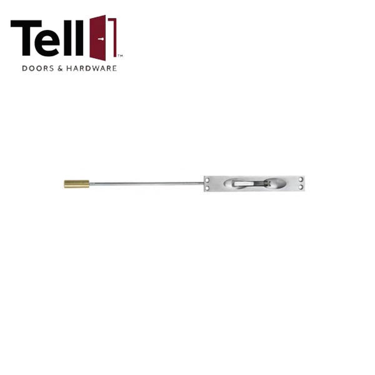 TELL 8211 DT100043 8211 Lever Extension Flush Bolt 8211 For Wood Composite Fire Rated Doors 8211 Satin Chrome