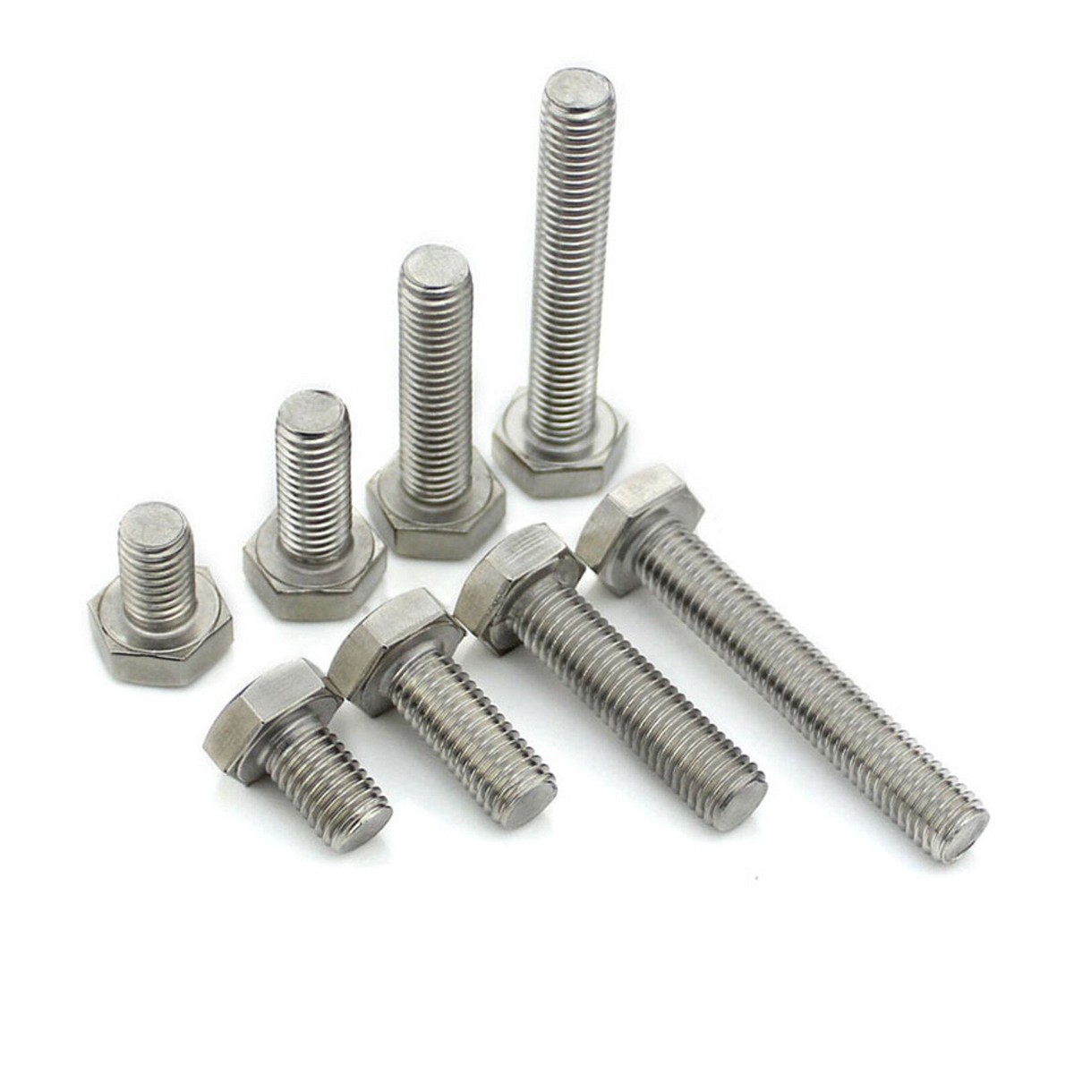 WMP Rockwell Nickel Plated M8 x 15 Bolt AF12 P1.25 (25 Pack)