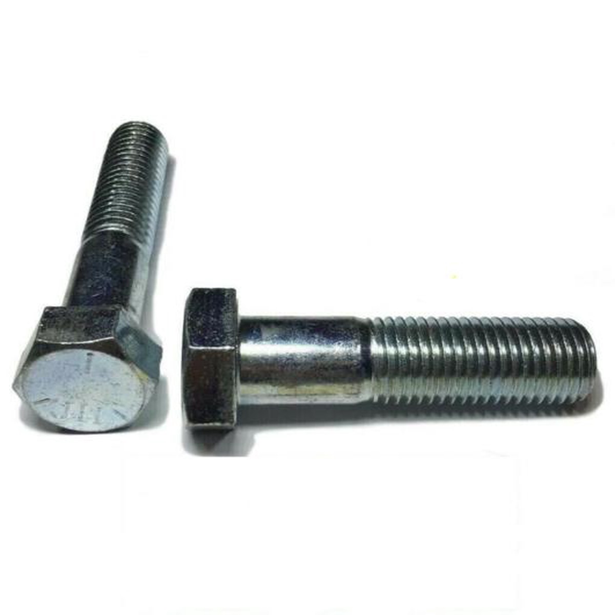 (Qty 275) 7/16"-14 x 3" Hex Bolt Zinc Plated Grade 5 Cap Screw PartialThread