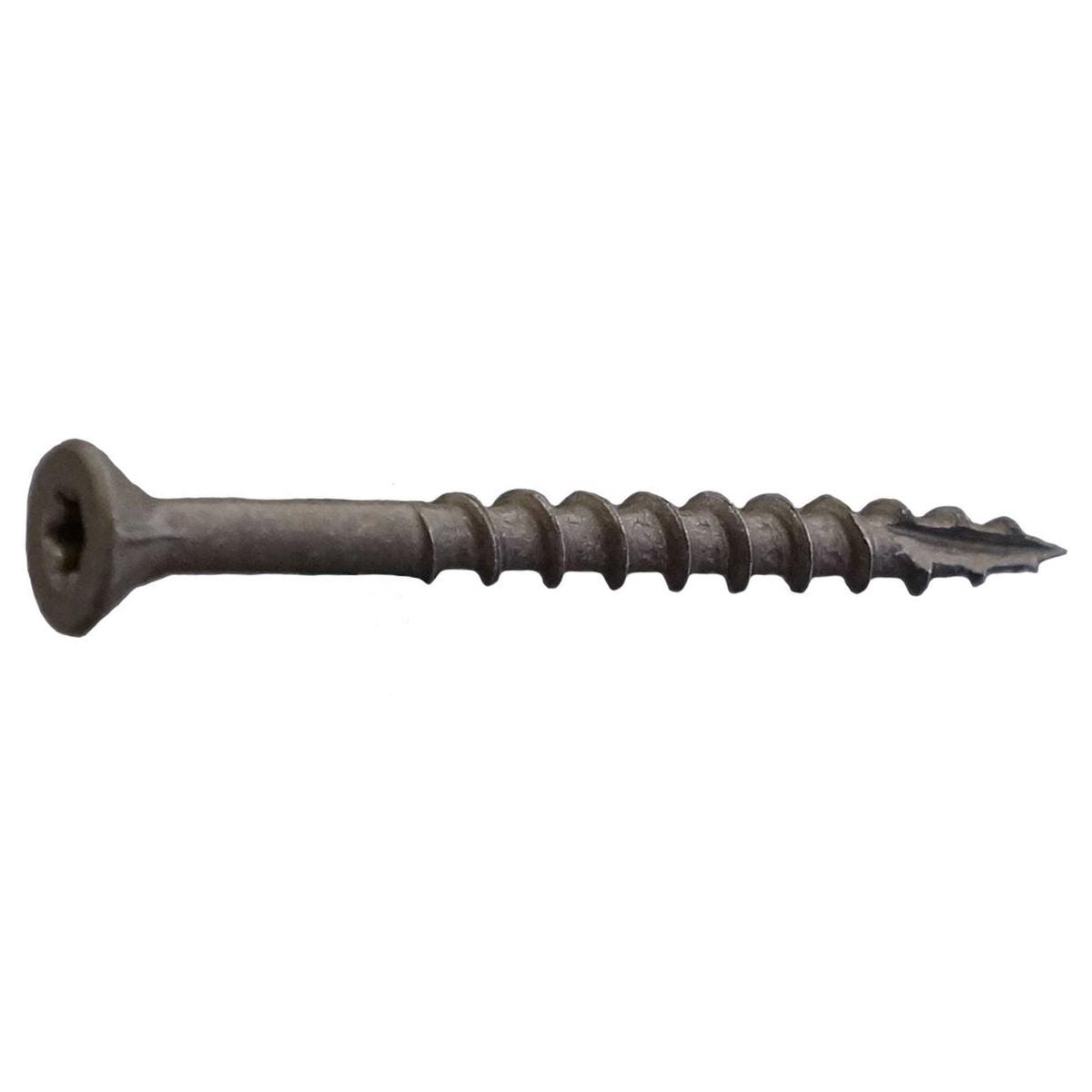 DAGGERZ ACQSTAR1050D 10 x 5 Deck-Pro Star Flat w/Nibs Type 17 Deck Screws ACQ Dagger Ultra-Guard Coating Dark 1000 PCS