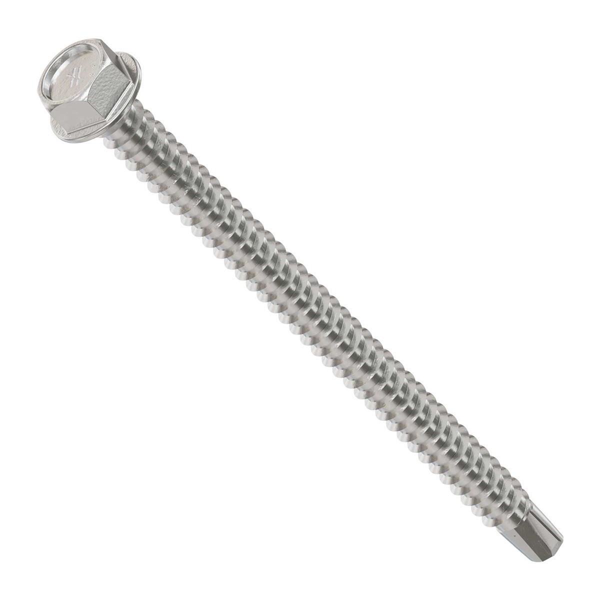 Simpson Strong-Tie #12 3" Self-Drilling Screw, Hex-Washer Head - 305 Stainless Steel, Qty. 1,000