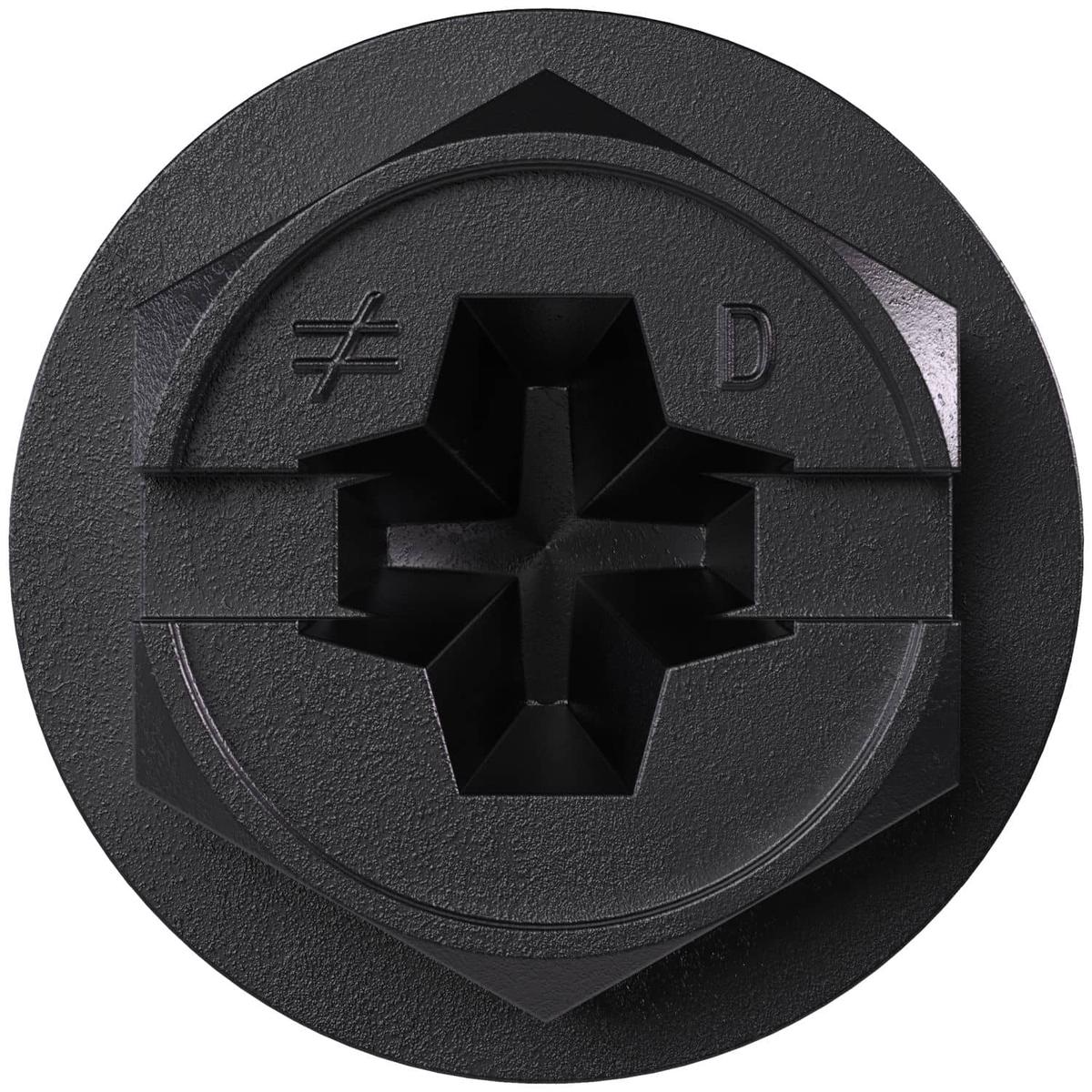 Simpson Strong-Tie TNTBL25314H Titen Turbo, 1/4-in. x 3-1/4-in. Hex-Head Concrete and Masonry Screw, Black, 100-Pack