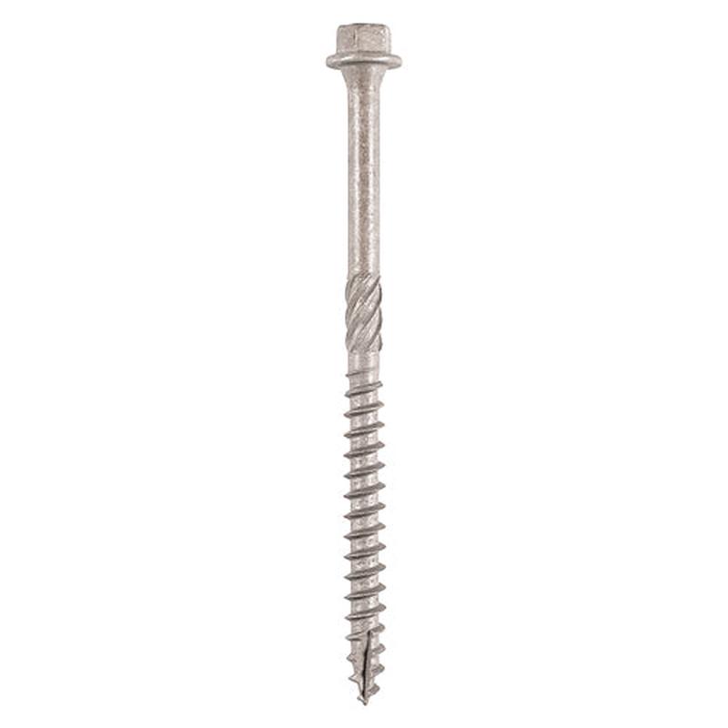 TIMCO Timber Screws - Hex - Stainless Steel - 6.7 x 150 - 4 Pieces TIMpac