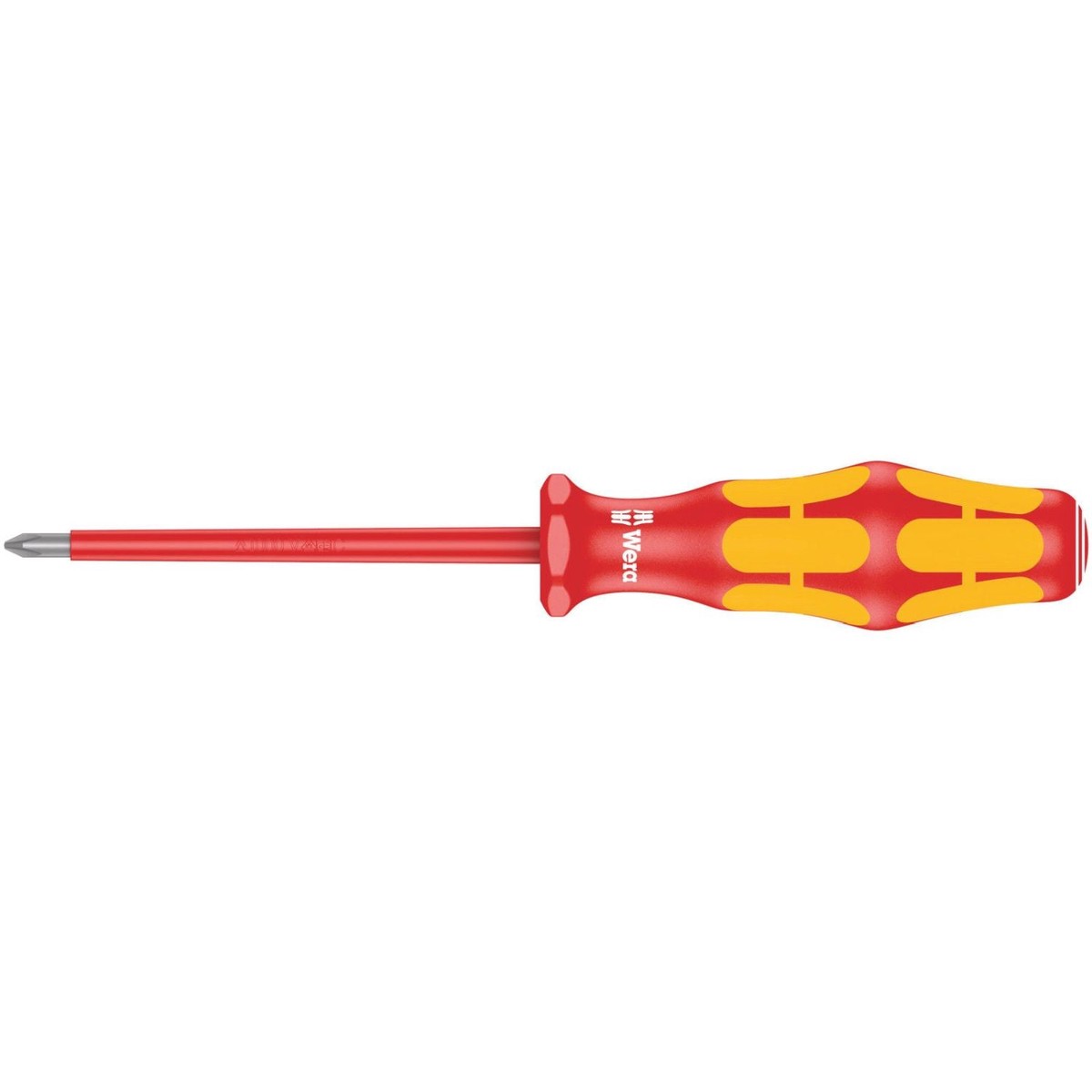 Wera 162 I Ph VDE Insulated Screwdriver For Phillips Screws, Ph 0x80-mm.
