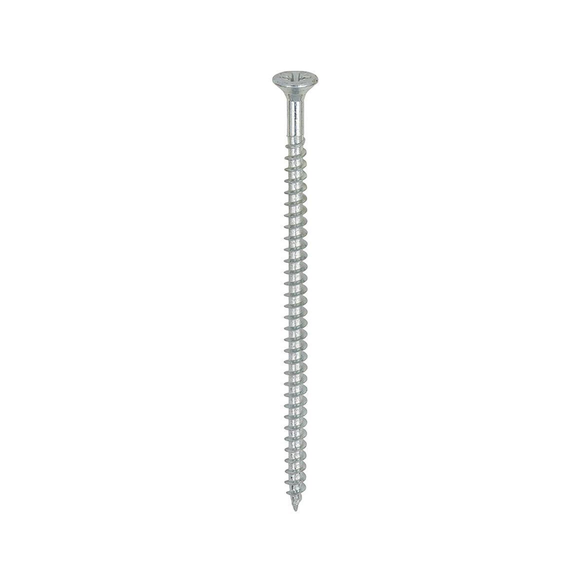TIMCO Solo Chipboard & Woodscrews - PZ - Double Countersunk - Zinc - 4.0 x 80 - 200 Pieces Box