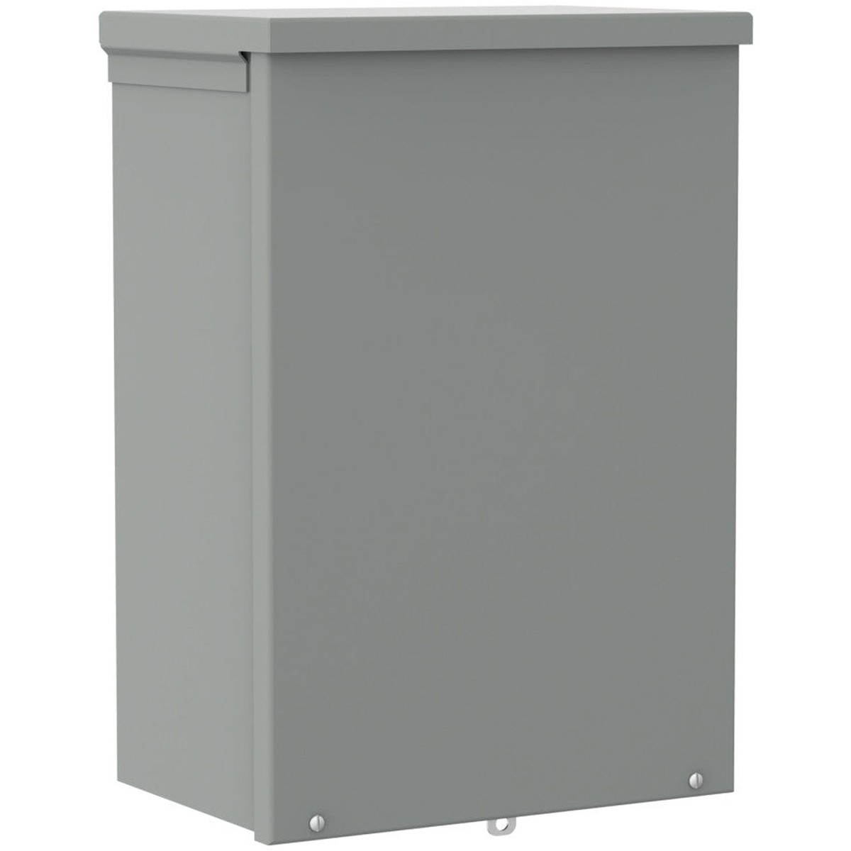 Type 3R Drip Shield Enclosure, Mild Steel, Screw-Cover, 12 H x 12 W x 6 in. D, Gray
