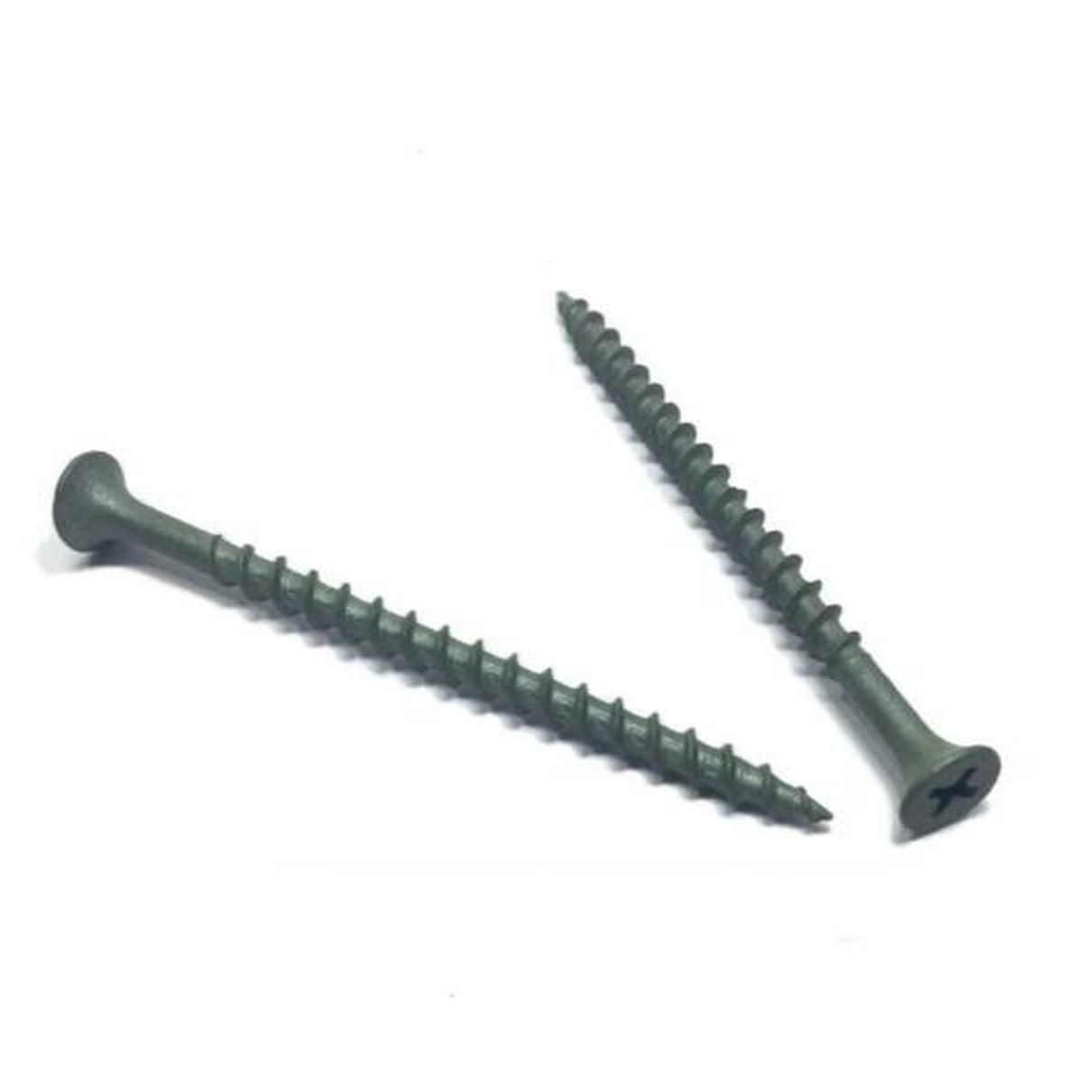 (100) #8 X 3" Drywall Decking Screws Square Drive W.A.R. Coat