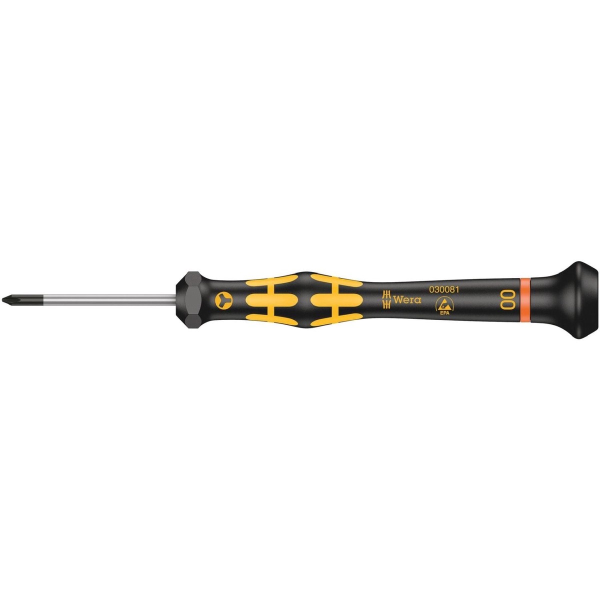 Wera 1572 Esd Kraftform Micro Screwdriver For Microstix Screws, 00x40-mm.
