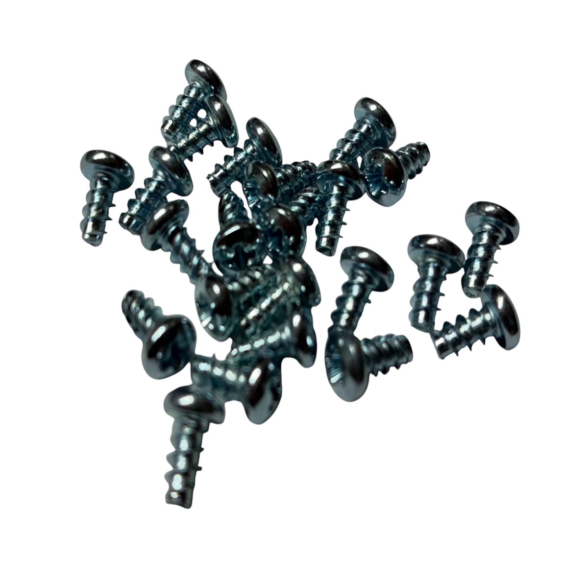 (LPP01035) PHILLIPS PLATED PAN HEAD TRI-LOBE THREAD ROLLING SCREW #1 X 7/32" - 100 pcs/pkg