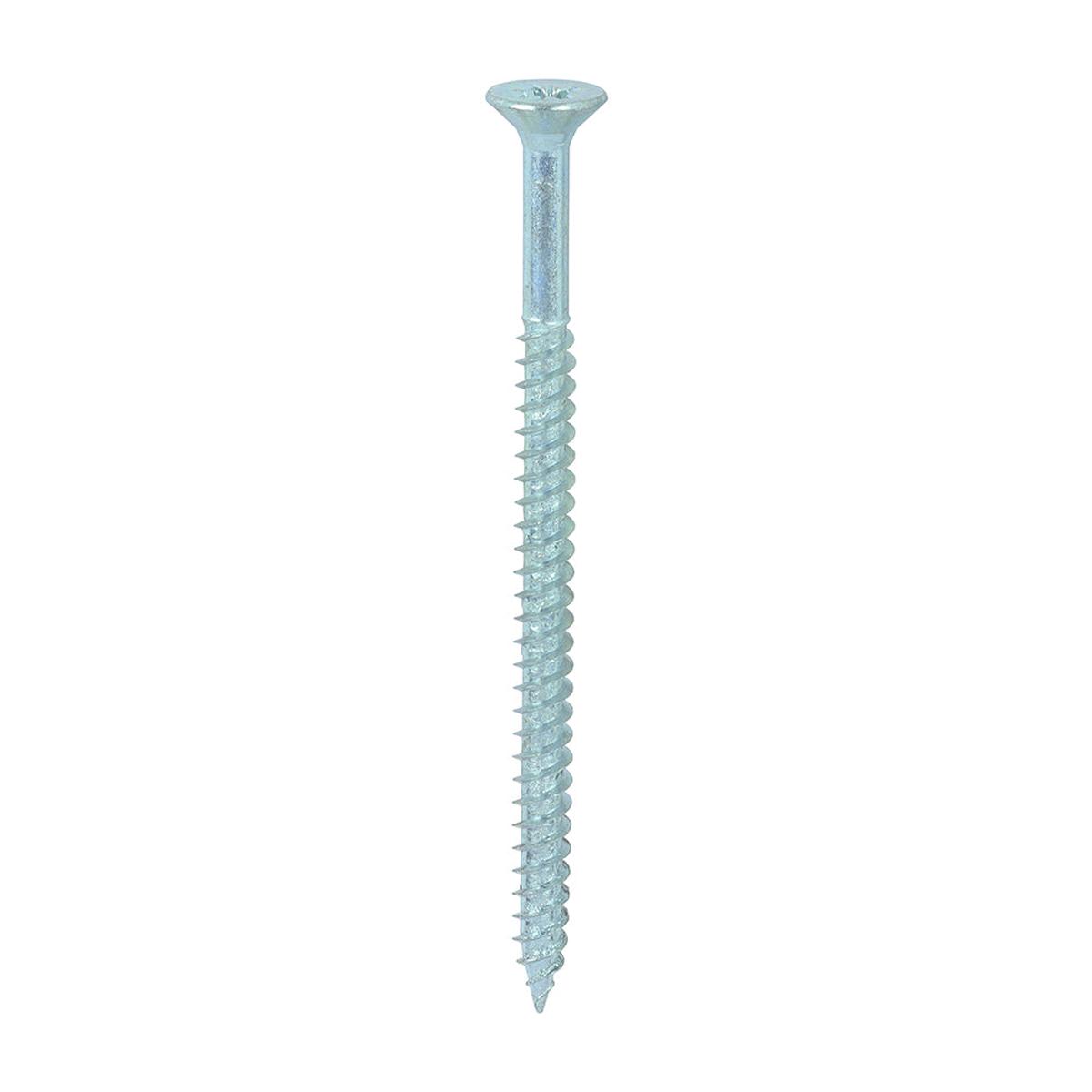 TIMCO Twin-Threaded Woodscrews - PZ - Double Countersunk - Zinc - 12 x 3 1/2 - 100 Pieces Box
