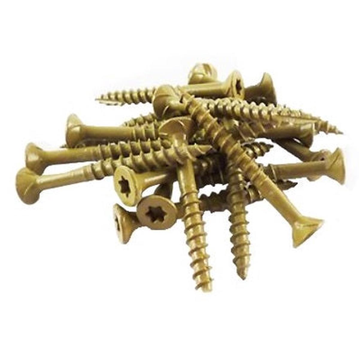 WoodPro Fasteners AP9X312-1M T25 1000-Count 9 by 3-1/2-Inch All Purpose Wood Construction Screws, Gold