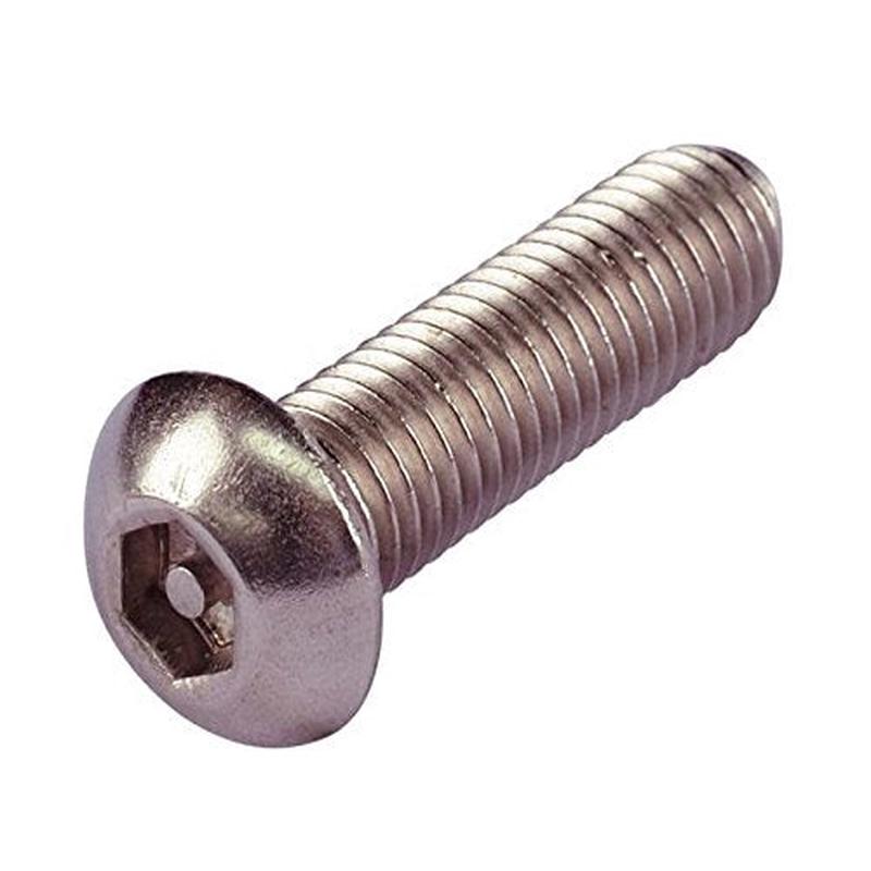 [100 PKG] Cap Screws Button Pin In Socket Stainless 1/4-20 X 1-1/2