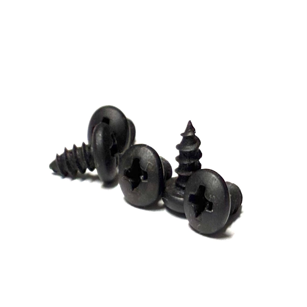 (SMPPK0404) PHILLIPS BLACK OXIDE PAN HEAD SHEET METAL SCREW #4 X 1/4" - 100 pcs/pkg