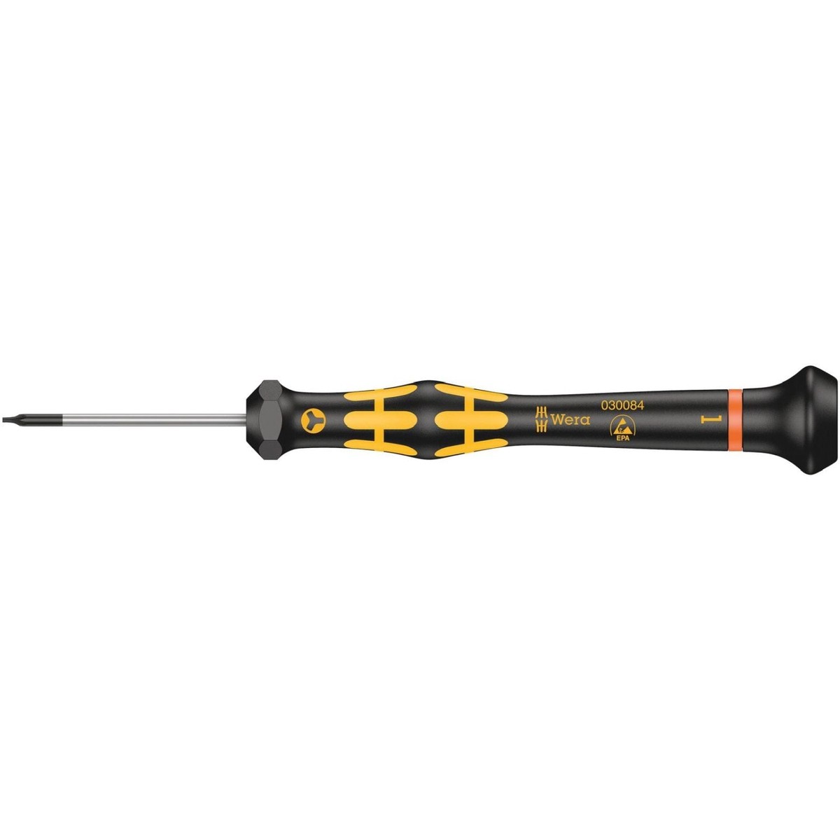 Wera 1572 Esd Kraftform Micro Screwdriver For Microstix Screws, 1x40-mm.