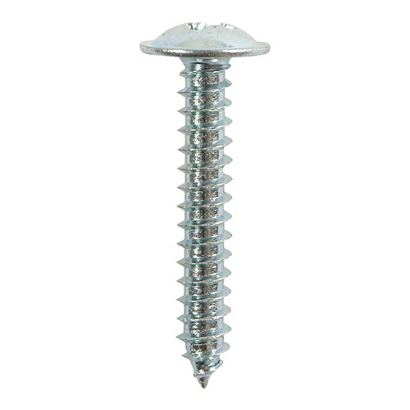 TIMCO Self-Tapping Screws - PZ - Flange Head - Zinc - 8 x 3/8 - 16 Pieces TIMpac