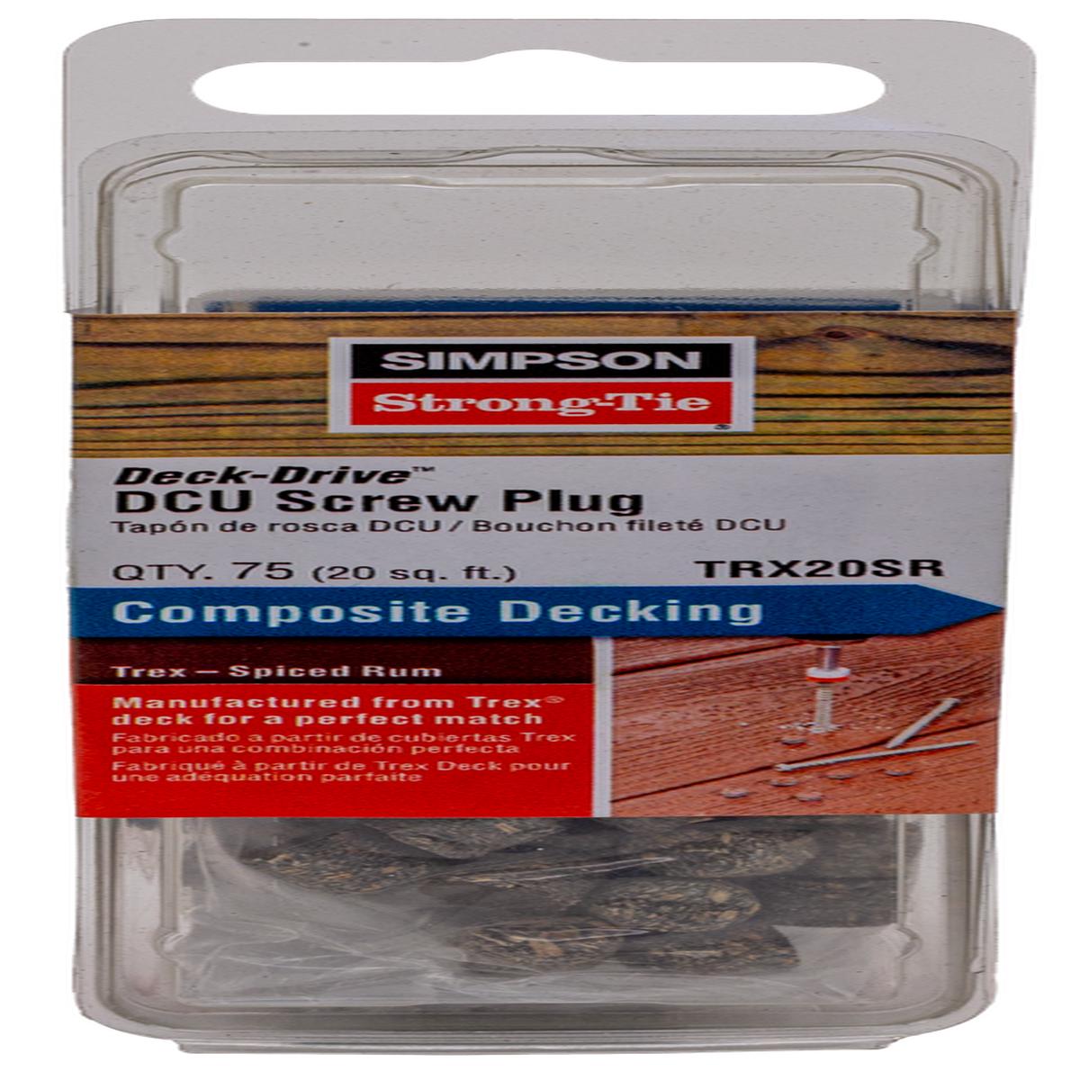 TREX 20-SQFT 75PLUGS SPICED RUM