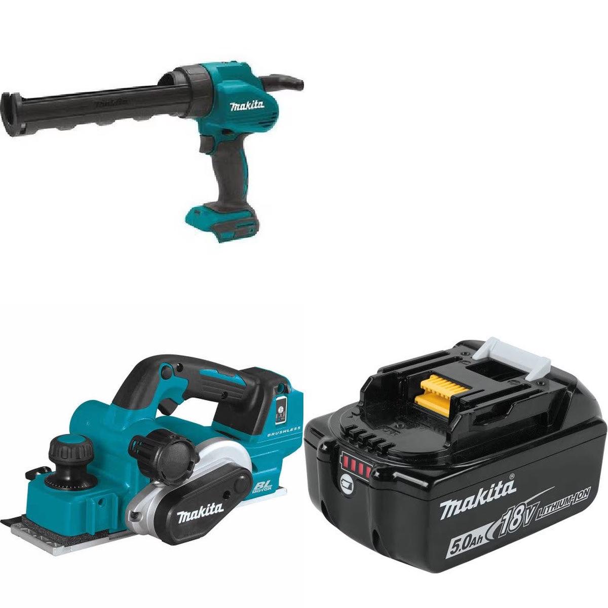 Makita XGC01Z Caulk Gun Kit W XPK02Z Planer and FREE Battery