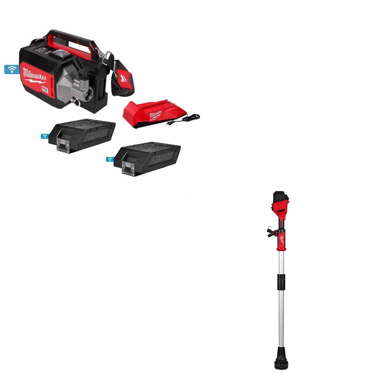 Milwaukee MXF370-2XC Concrete Vibrator Kit W FREE 2940-20 Pump