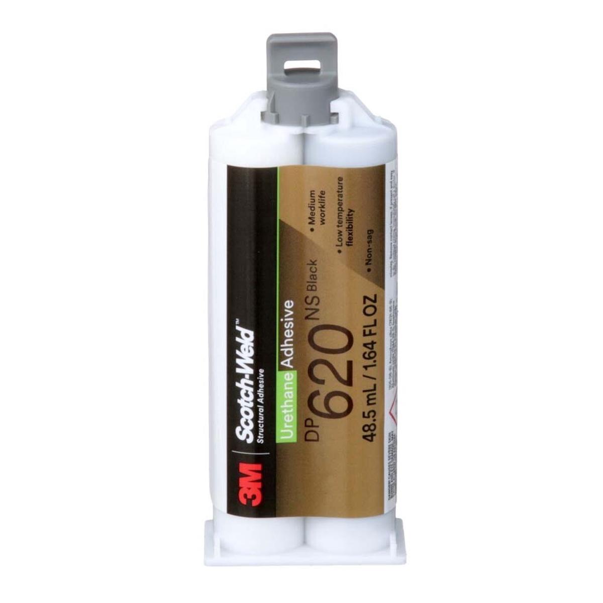 3M 620NS 620 Scotch-Weld Urethane Adhesive DP Black Duo-Pak 485 mL (164 fl oz) (7100148737)