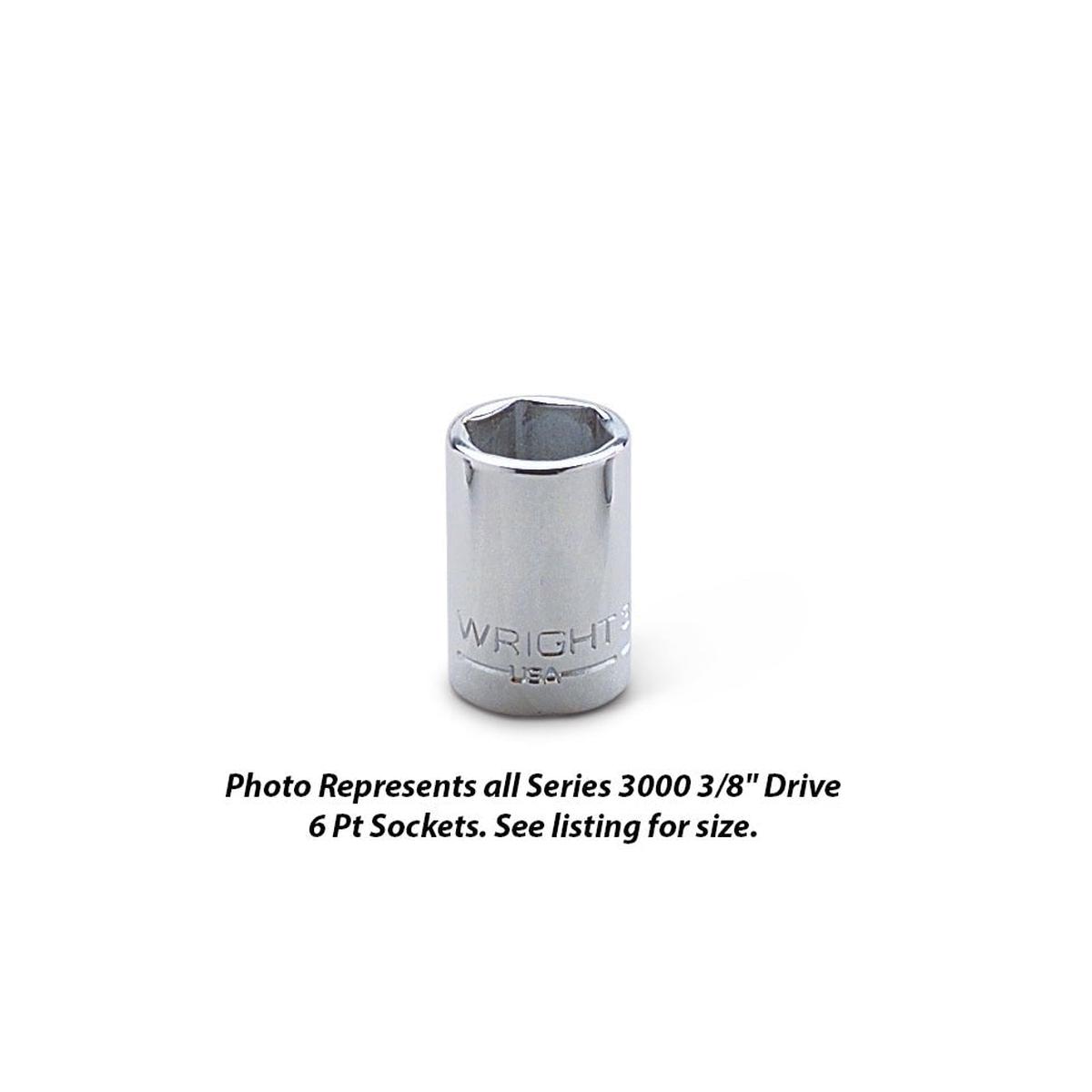Wright Tool 3028 38 Drive 6 Point Standard Socket 78