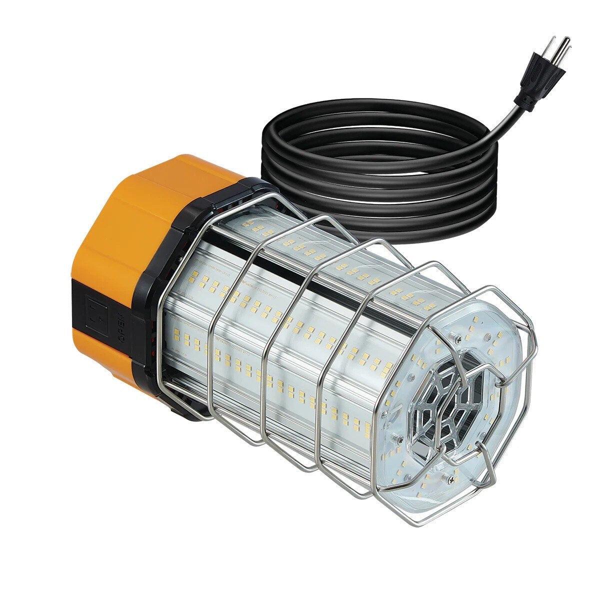 Voltec 08-00485 150 Watt 19500 Lumen LED Temporary Area Light 6 Cord 5-15 Plug Receptacle
