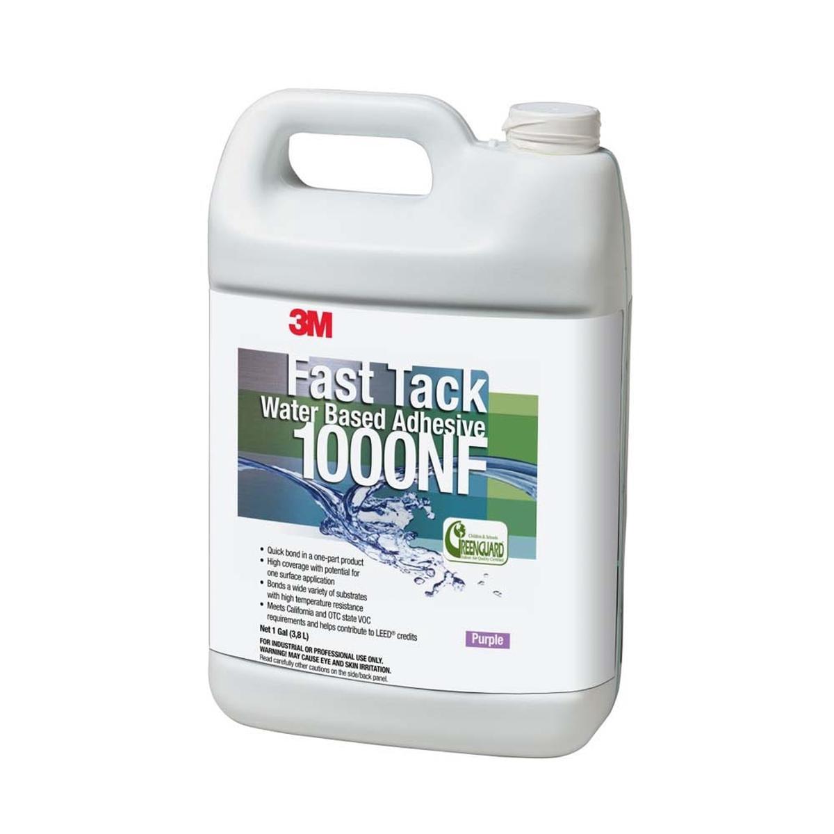 3M 1000NF Purple Fast Tack Water Based Adhesive 1 Gallon (7100007793)