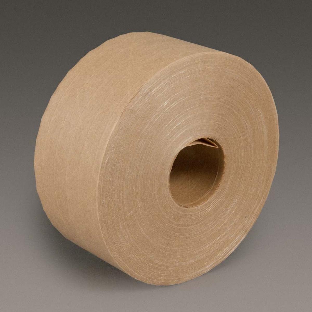 3M 6145 Water Activated Paper Tape Natural Light Duty Reinforced 72 mm x 450 ft (7000124806) (10 Pack)