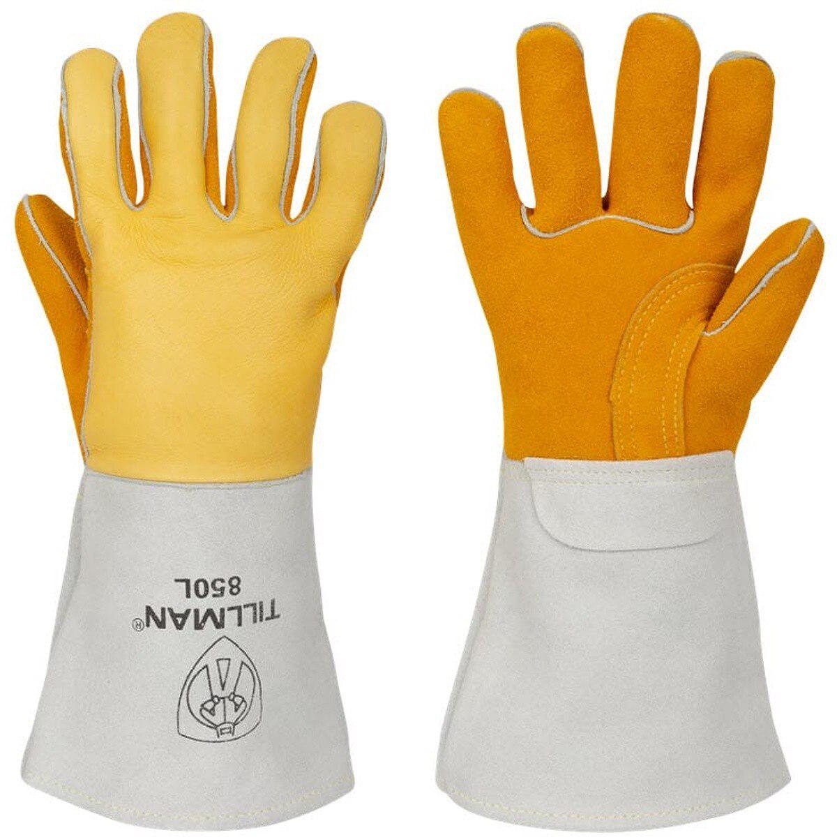 Tillman 850-M 14 Elkskin Stick Welding Gloves Medium