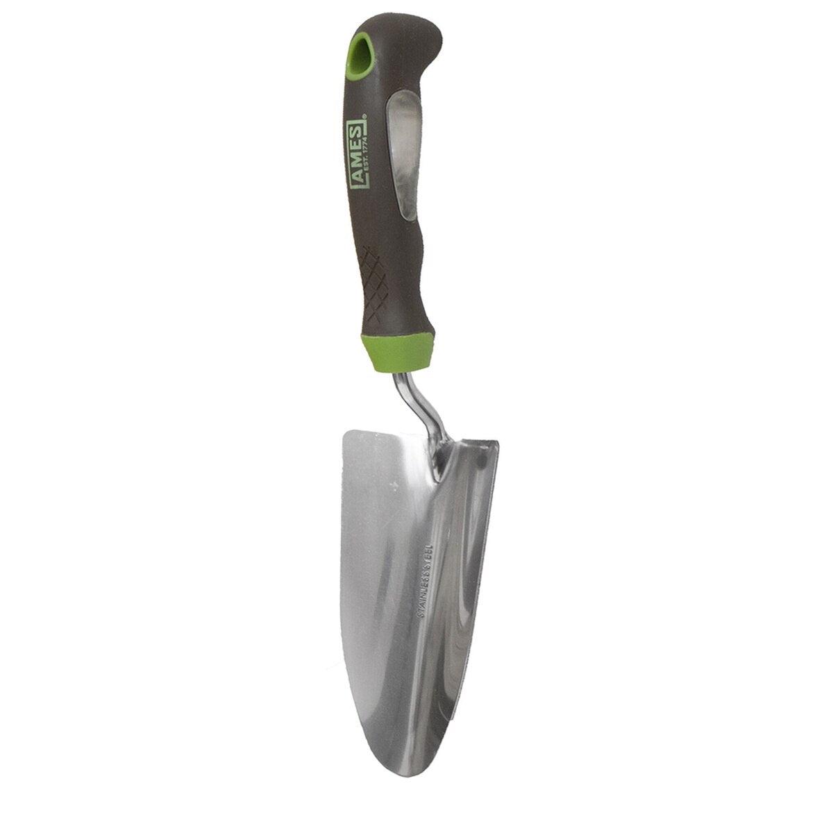 Union Tools 2445000 13 Stainless Steel Ergo Gel Grip Hand Trowel