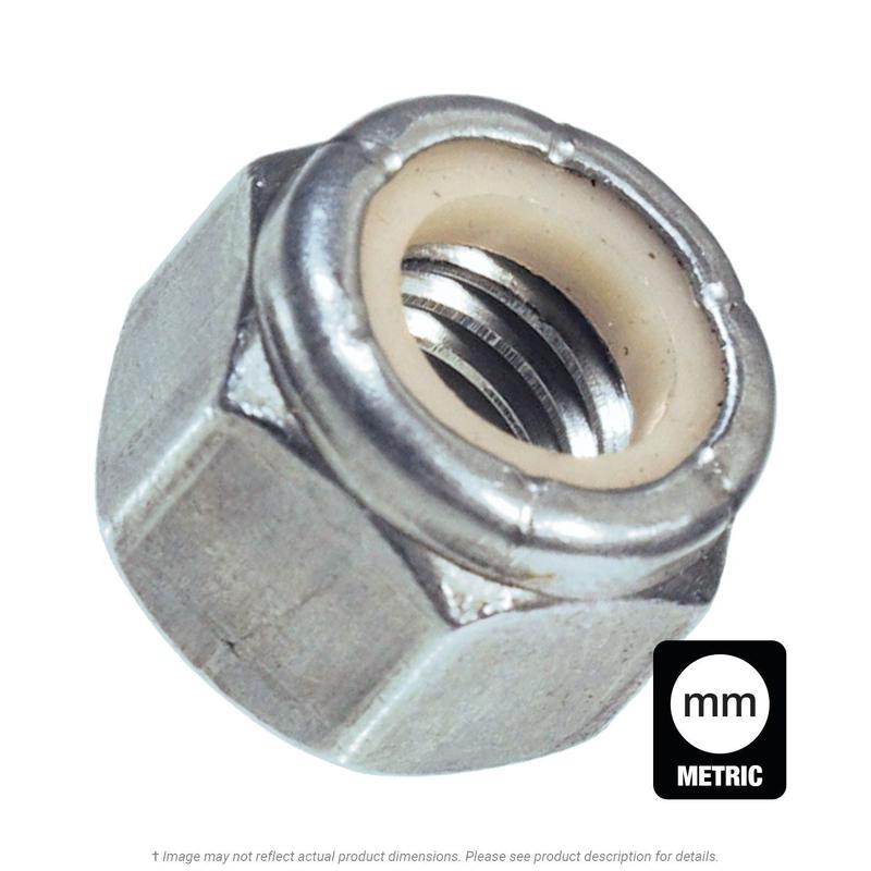 [10 PKG] Hex Lock Nuts Nylon Insert Grade C Medium Carbon Phosphate Oil 1-1/2-6