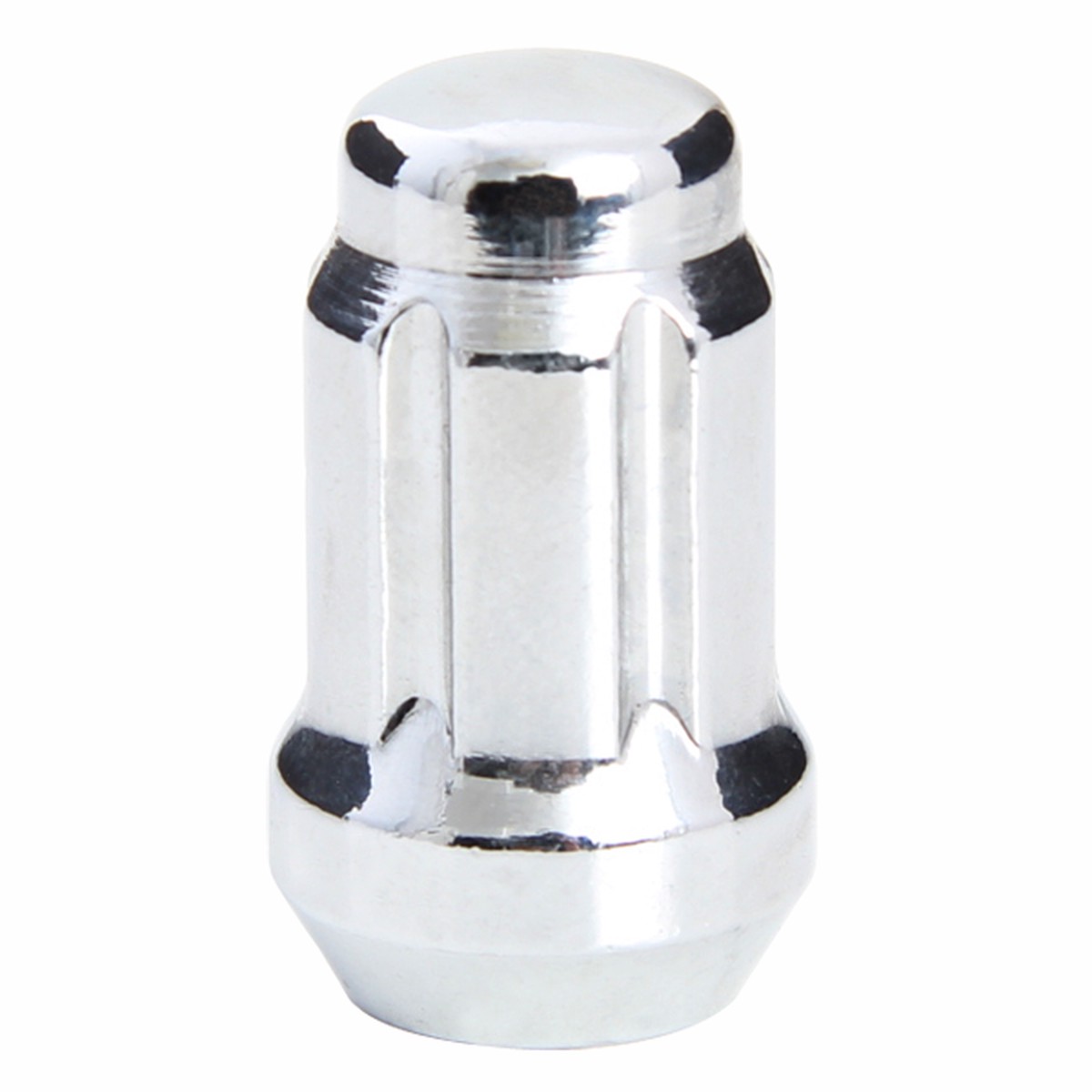12x1.50 6 Spline Nut Chrome