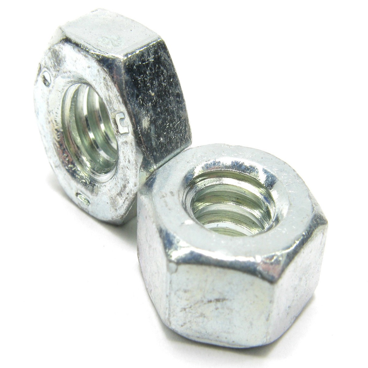 14-20 Zinc Plated Grade 5 Hex Nuts 1000pk