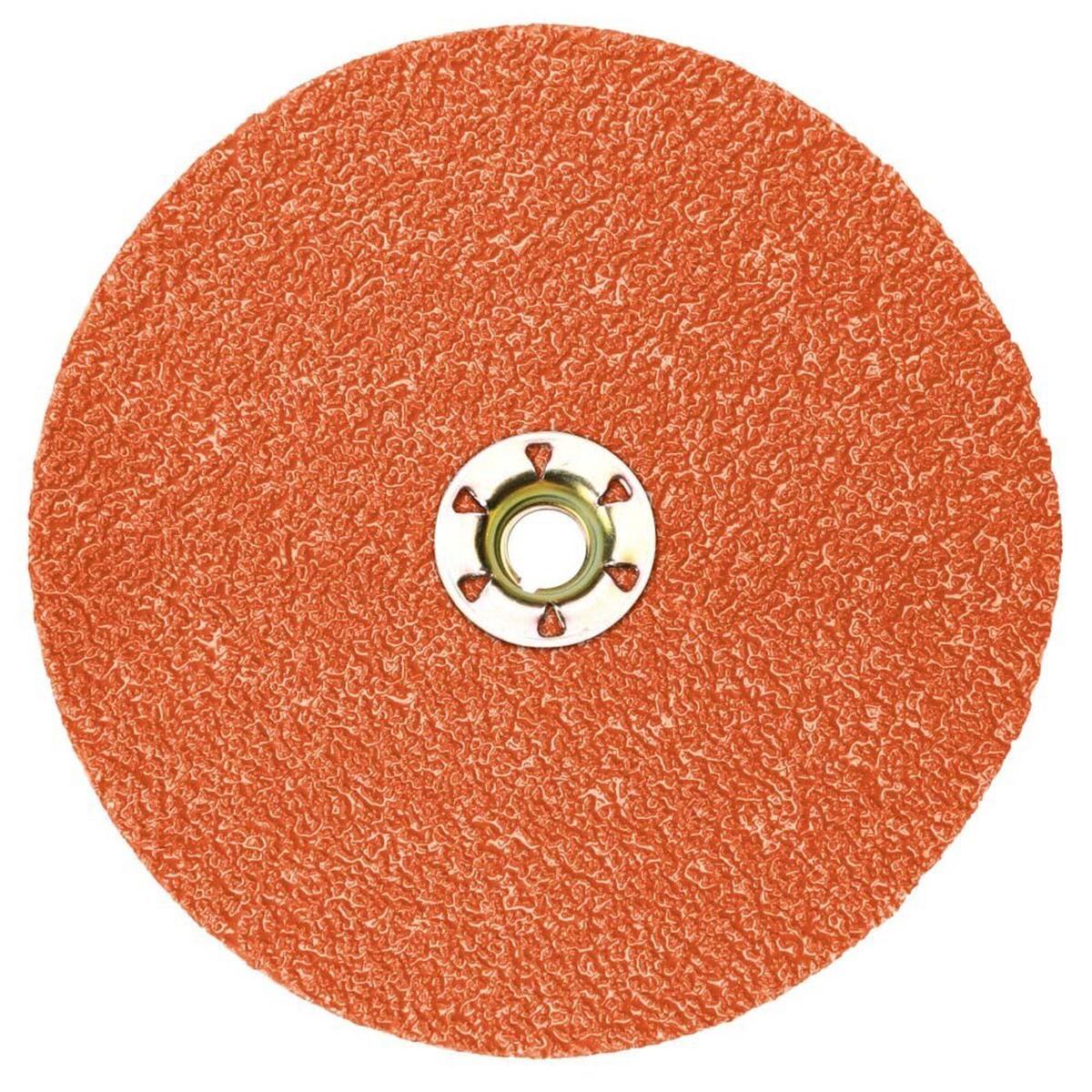 3M 987C Cubitron II Fibre Disc 60 Grit TN Quick Change for Angle Grinders 5 Inch (7000119212) (25 Pack)