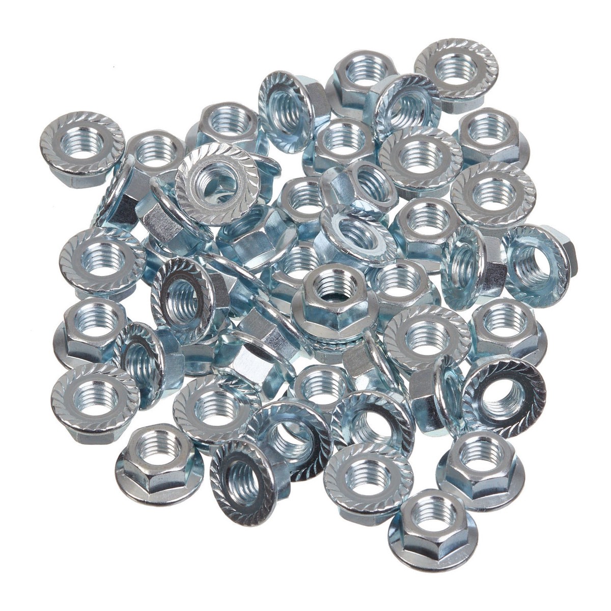 WMP Nut Flange - 8 x 1.25mm (50 Pack)
