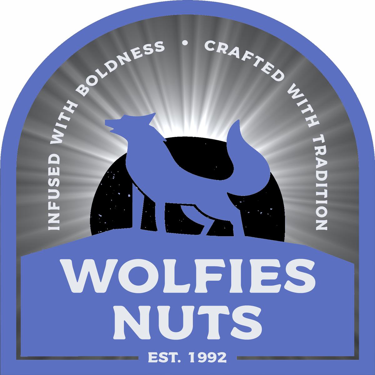 Wolfies Roasted Nut Co. Logo Sticker (Total Solar Eclipse 2024 Edition)
